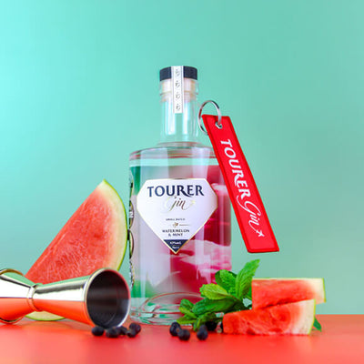 Tourer Gin - Watermelon Flavoured Gin Infused With Mint - 70cl/43% ABV